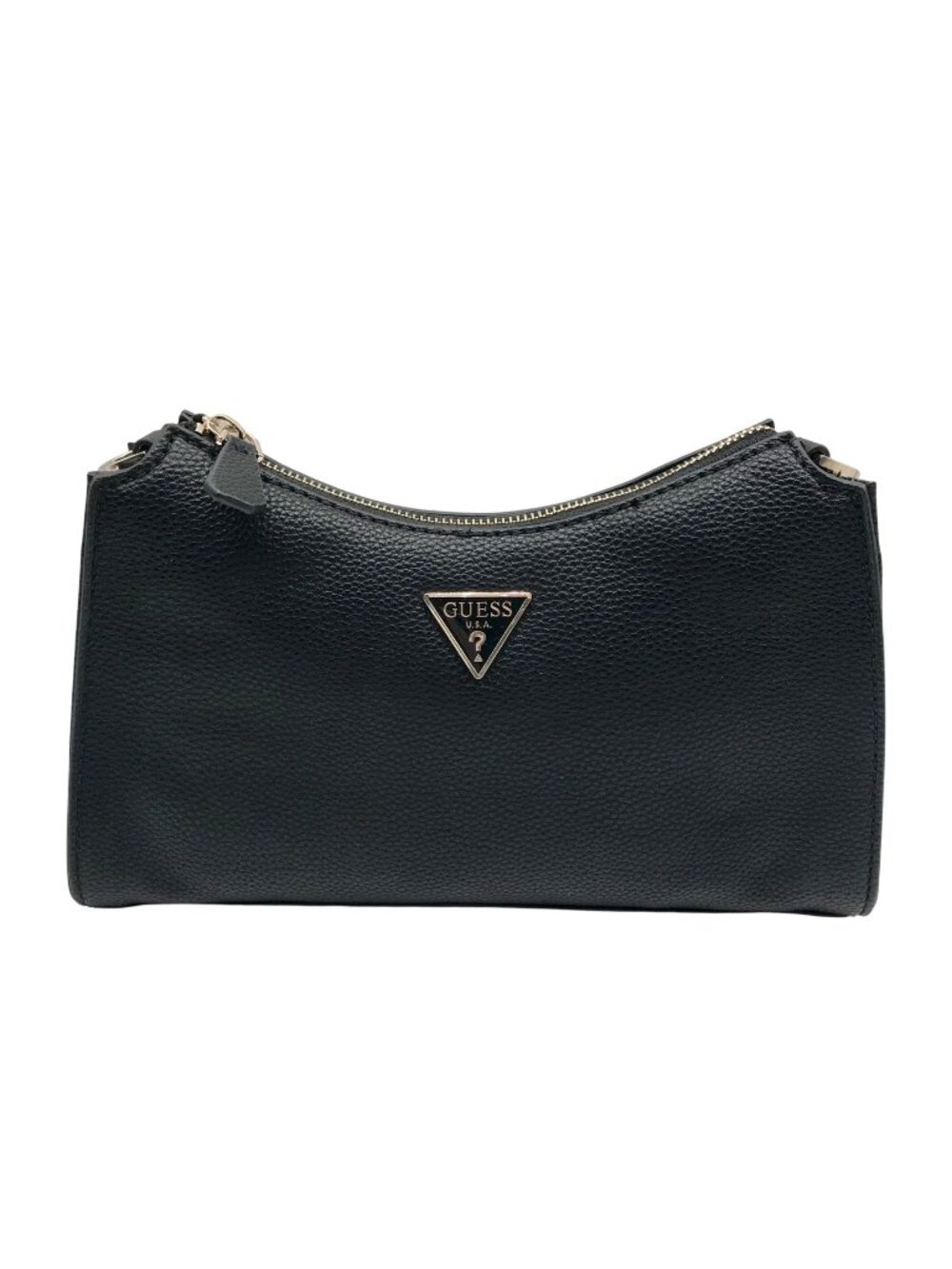 Guess Black Micaela Top-Zip Shoulder Bag